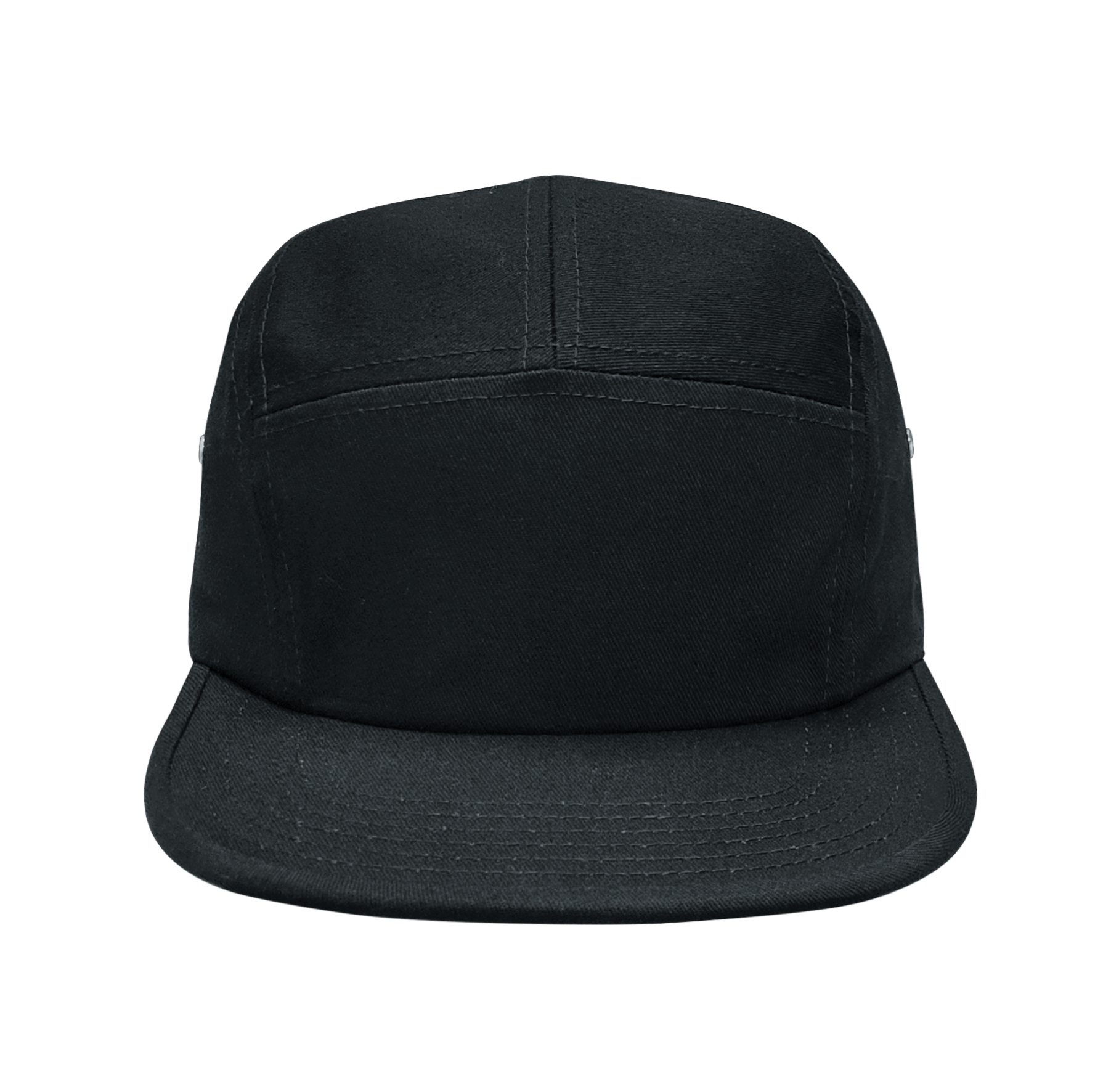Plain black deals 5 panel cap