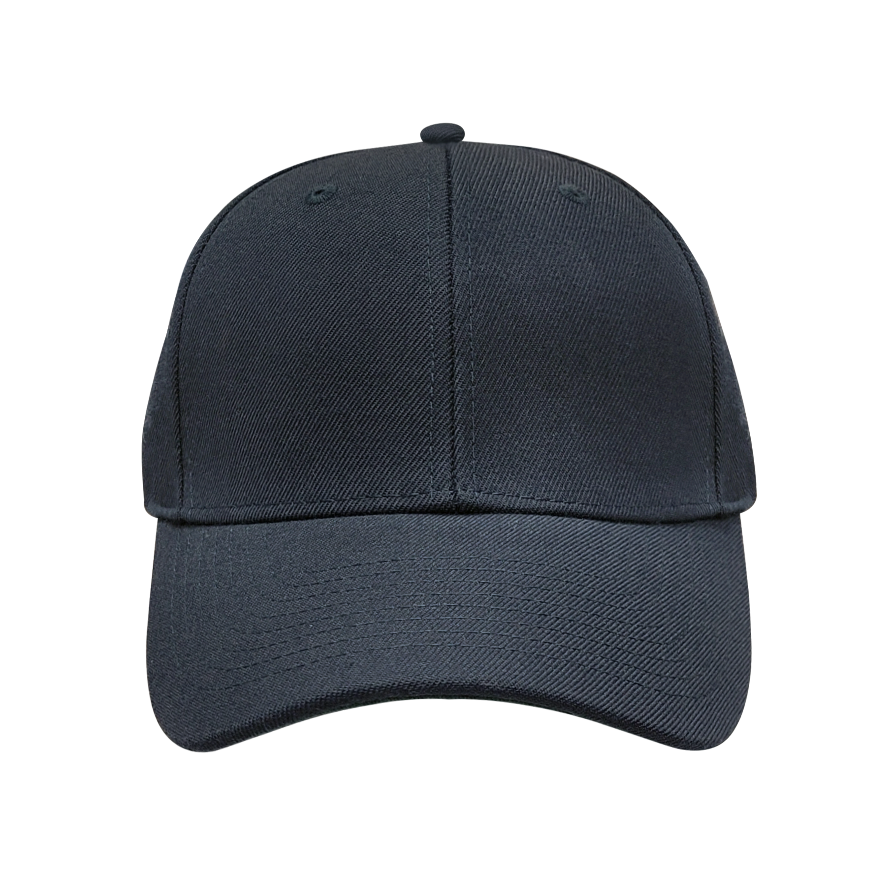 6 Panel Cap w/Curved Bill - NV04 – CaliHeadwear