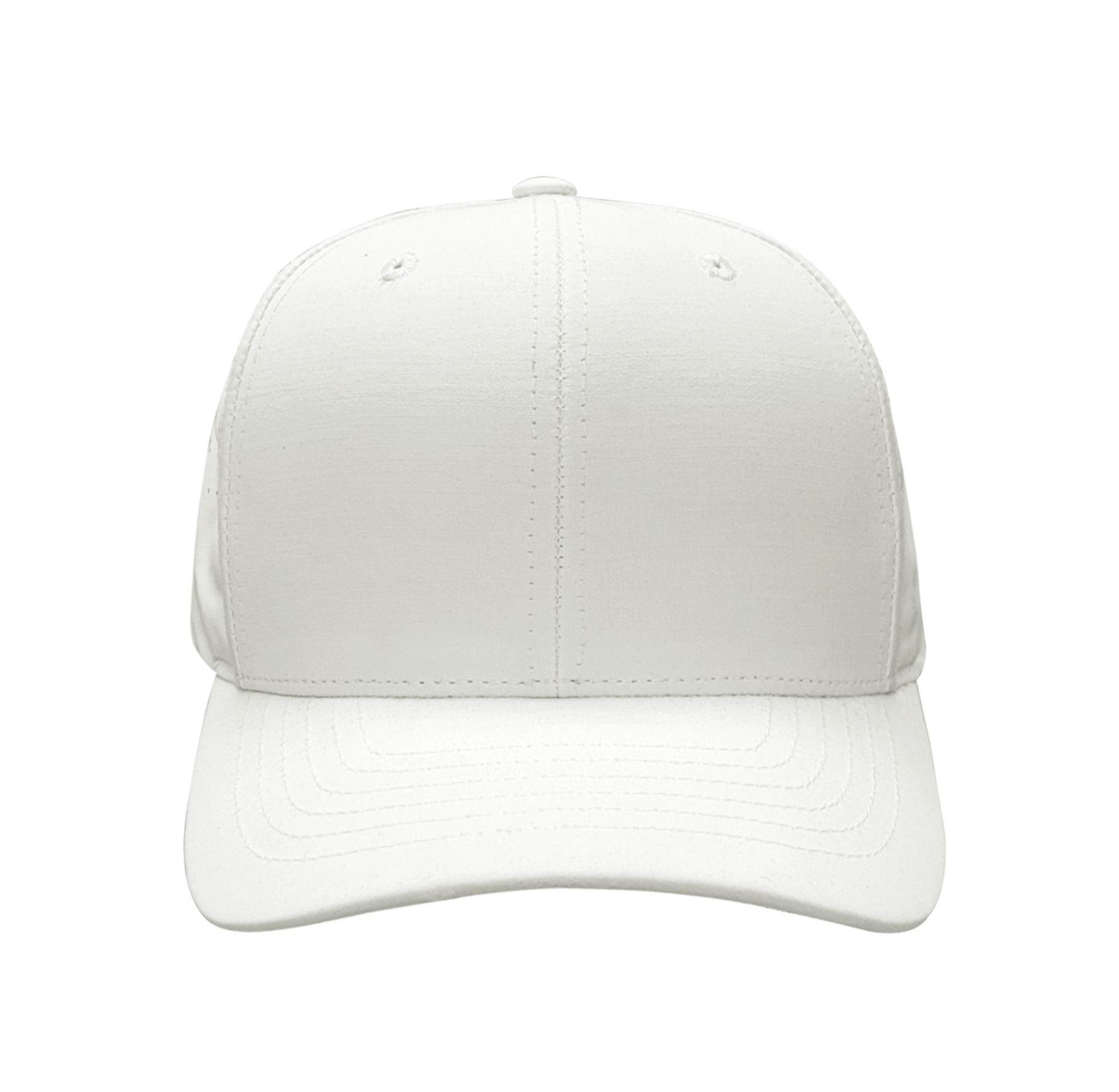 Cappellino Baseball Atlantis Zoom, 6 Pannelli, Bianco, Taglia Unica, Chiusura In Velcro