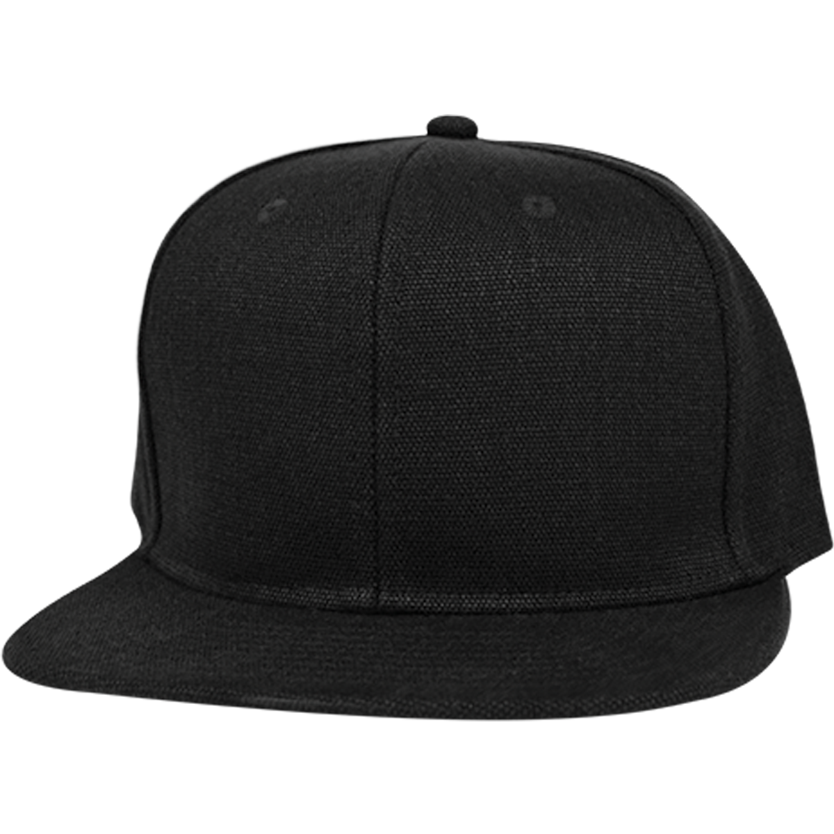 $149 H4X Men Black 6-Panel Logo Snapback Adjustable Flat-Brim Cotton Cap  Hat O/S