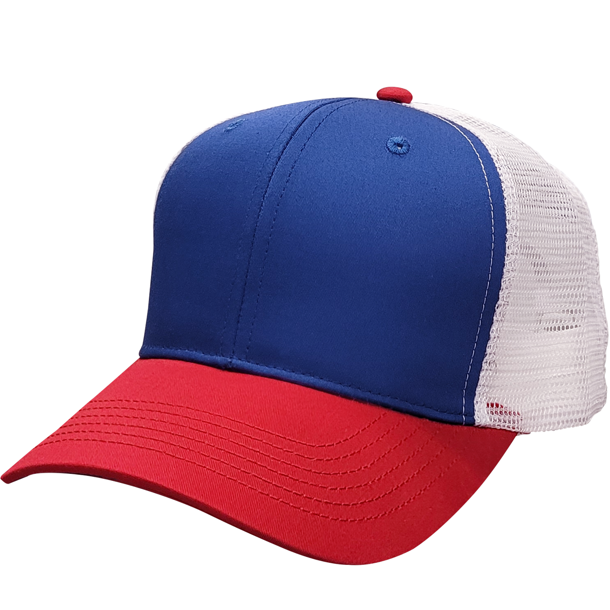 6 Panel Structured Trucker - TR12 - CaliHeadwear
