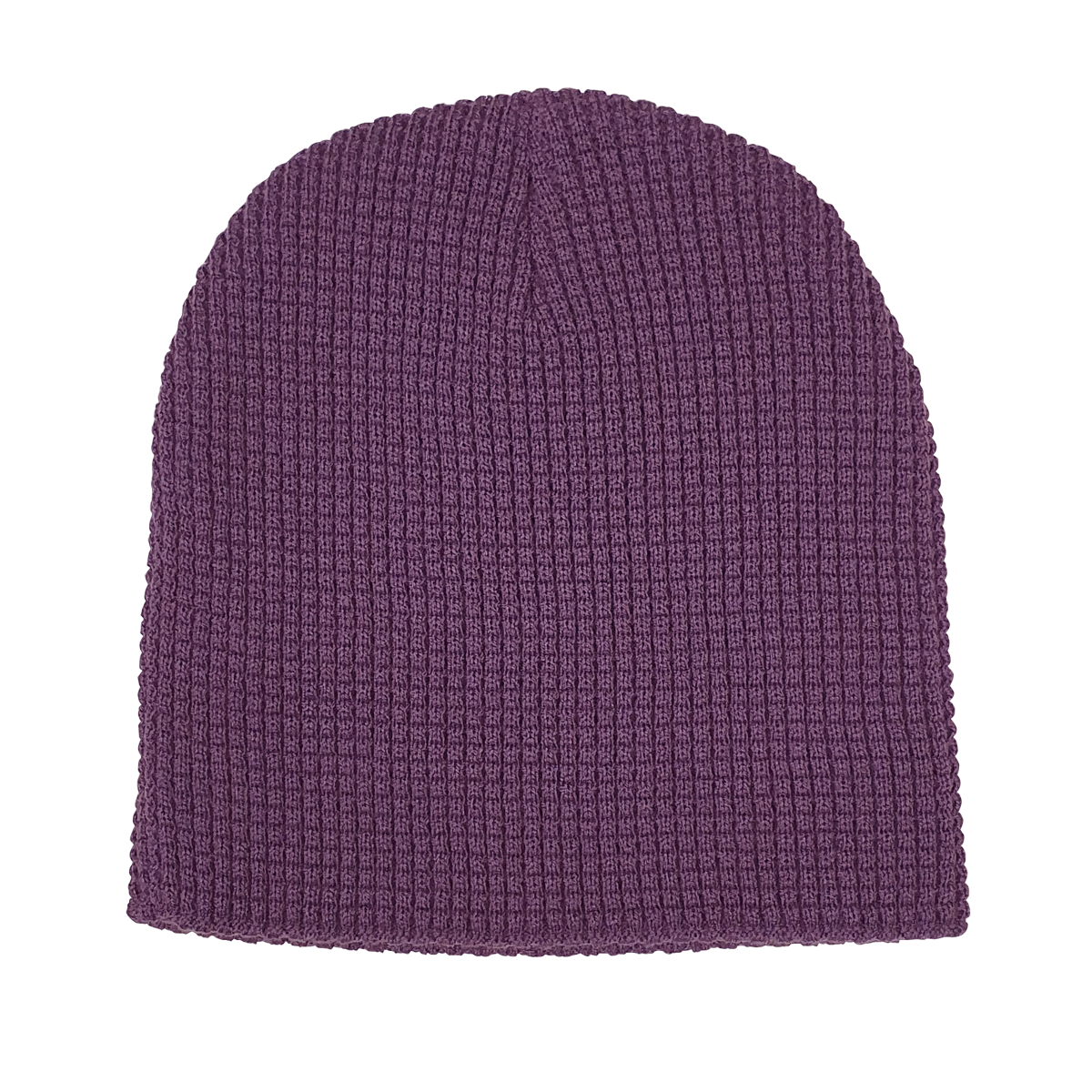 8" Waffle Knit Skull Beanie - WK75