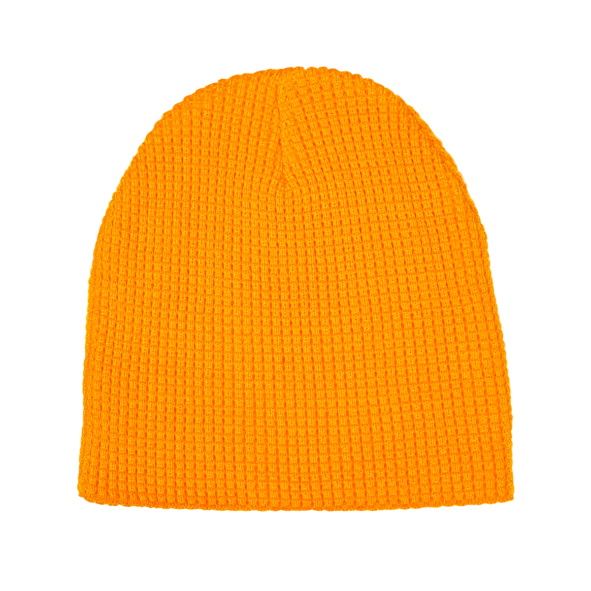 8" Waffle Knit Skull Beanie - WK75