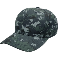 Navy Digital Camo 6 Panel Cap - KL100ND