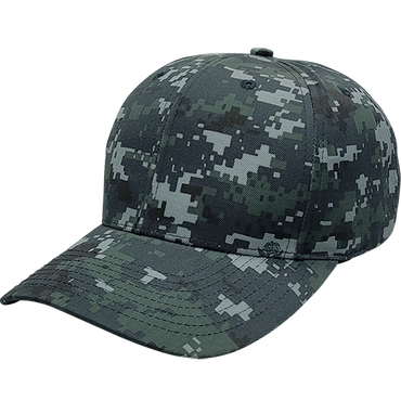 Navy Digital Camo 6 Panel Cap - KL100ND