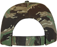 Tiger Green Camo 6 Panel Cap - KL100TG