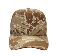 Tiger Tan Camo 6 Panel Cap - KL100TT