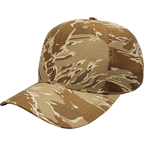 Tiger Tan Camo 6 Panel Cap - KL100TT