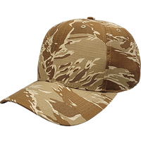 Tiger Tan Camo 6 Panel Cap - KL100TT