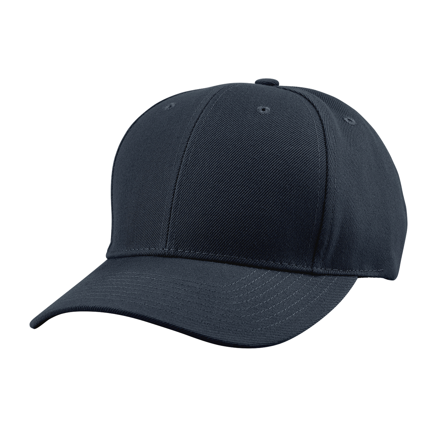 6 Panel Cap w/Curved Bill - NV04 – CaliHeadwear