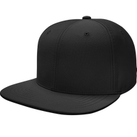 6 Panel Structured Performance Cap with Flat Bill- PR20