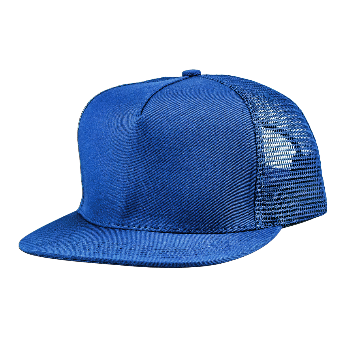 US03 5 Panel Flat Bill Trucker Hat | Made in USA | CaliHeadwear