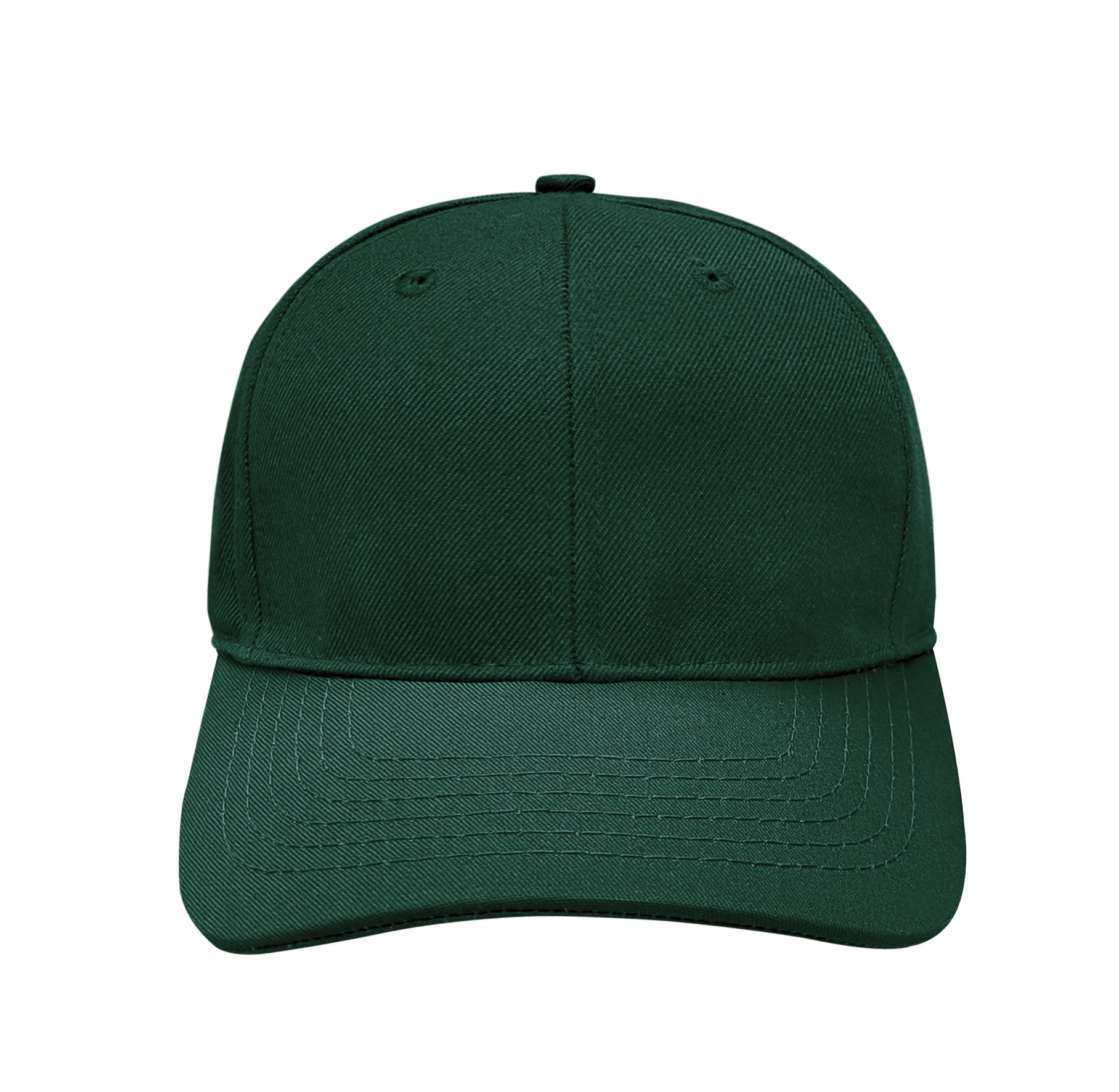 6 Panel Cap w/Curved Bill - US04