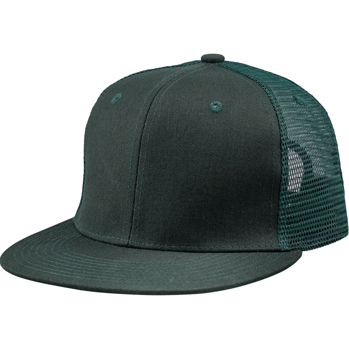 Structured 6 Panel W/Mesh - 9275 Dark Green