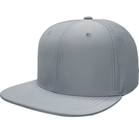 6 Panel Structured Performance Cap with Flat Bill- PR20