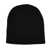 8" Waffle Knit Skull Beanie - WK75