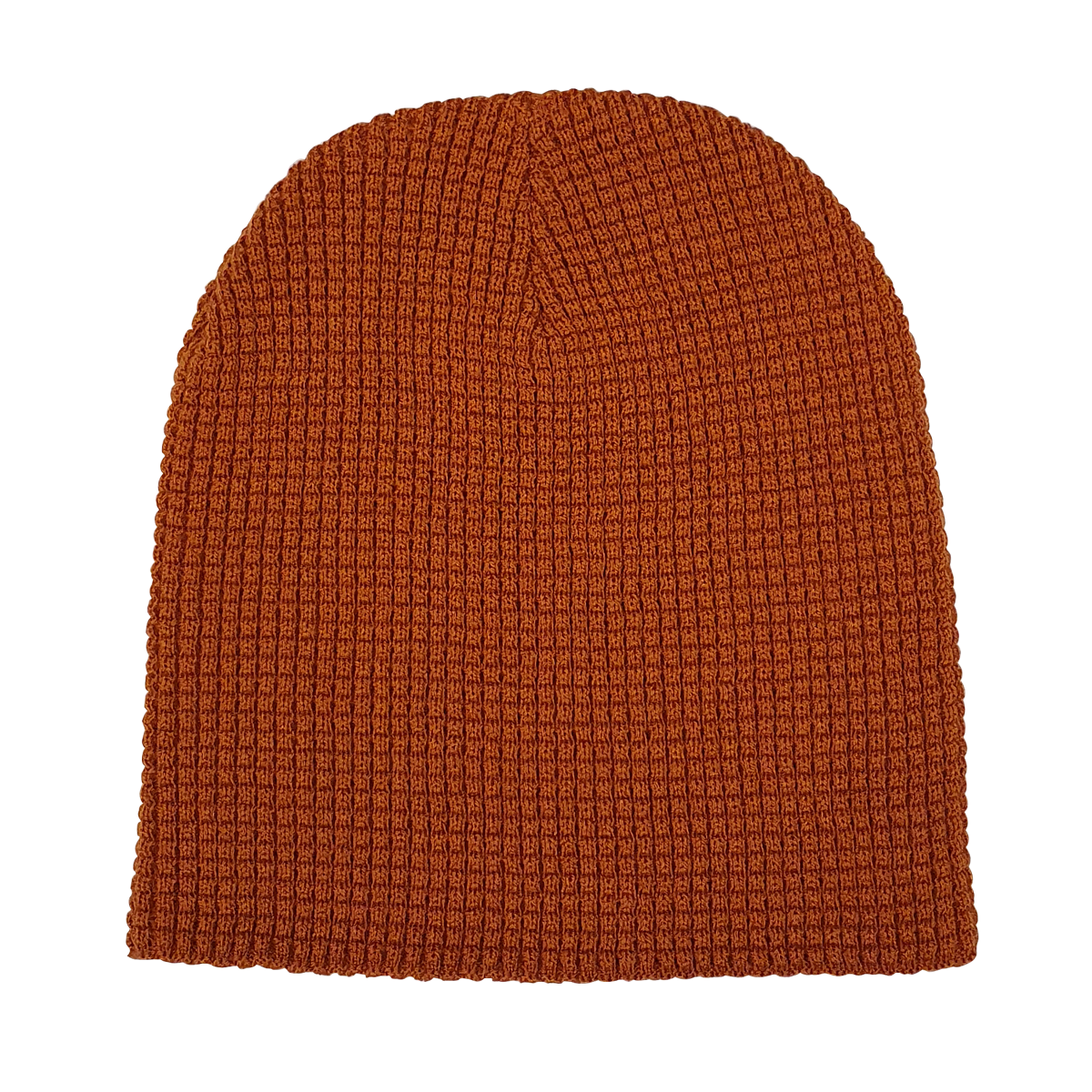 8" Waffle Knit Skull Beanie - WK75