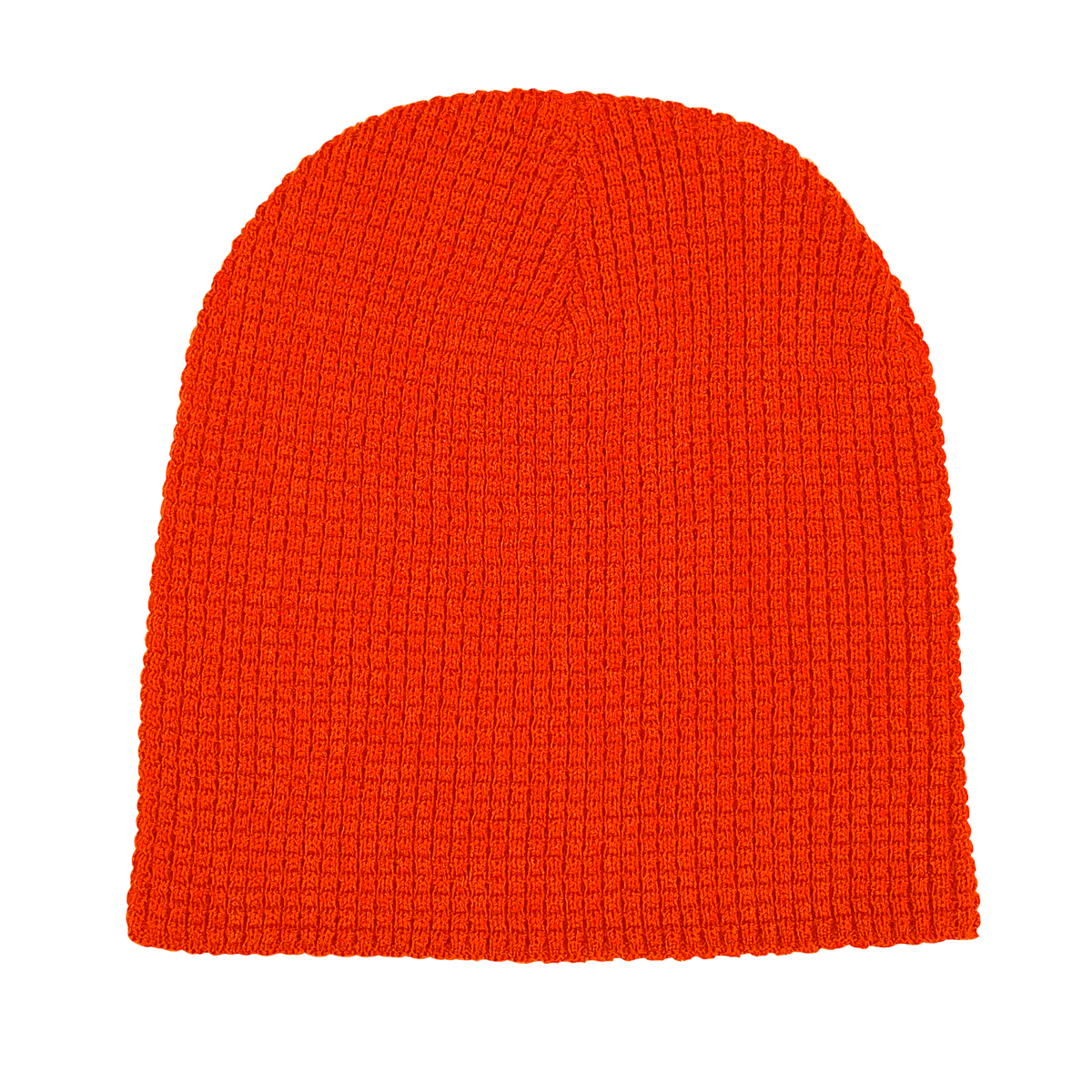 8" Waffle Knit Skull Beanie - WK75