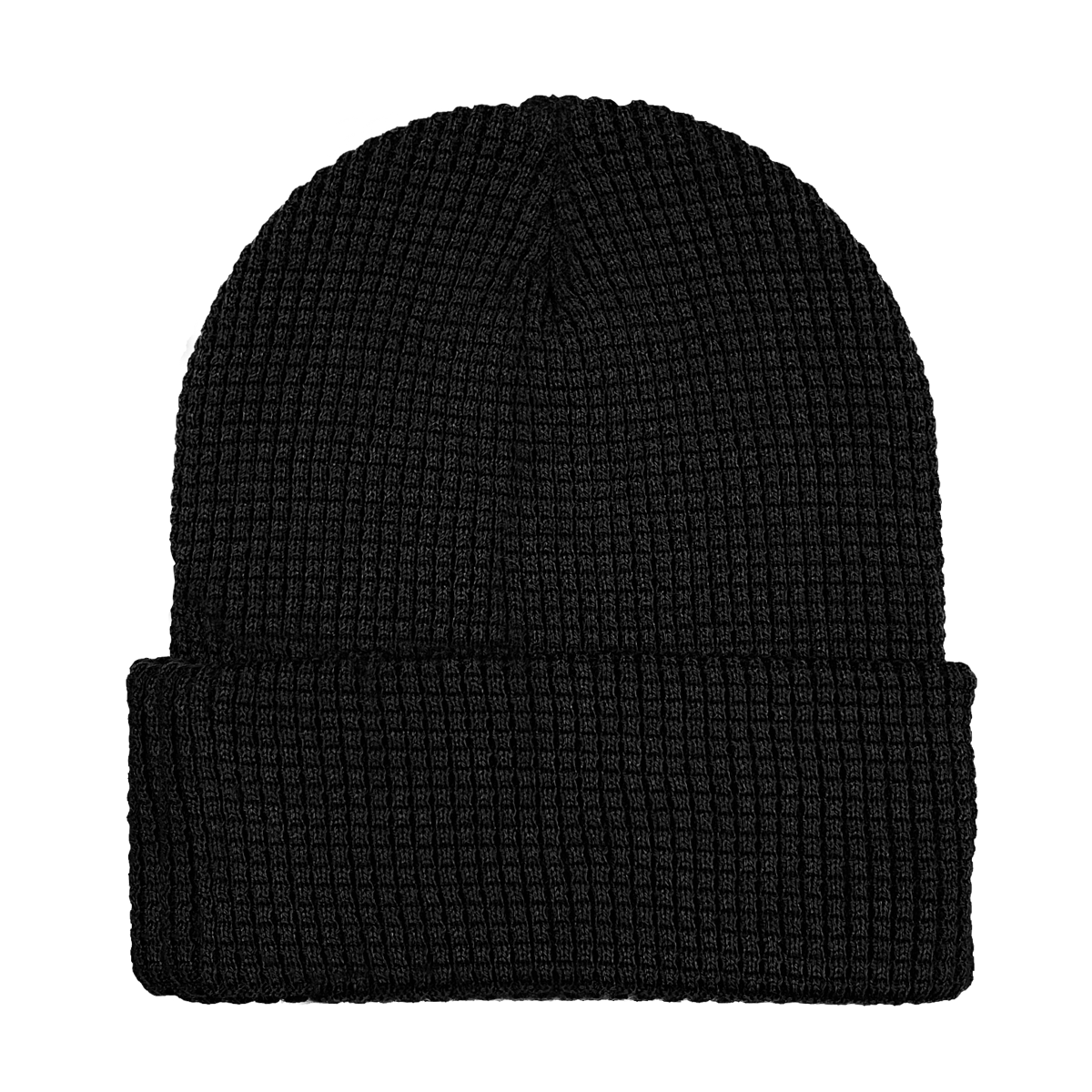 12" Waffle Knit Cuff Beanie - WK90