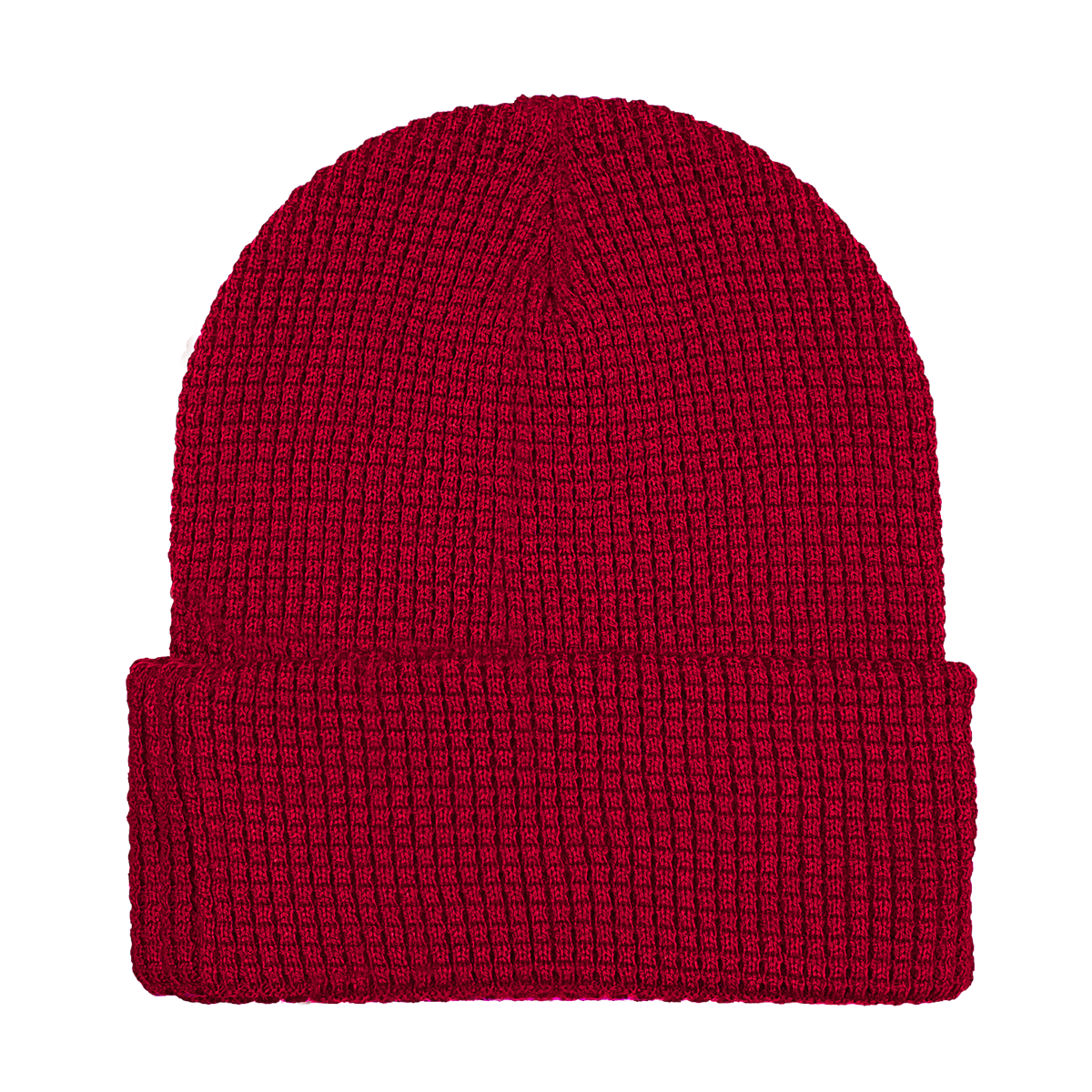 12" Waffle Knit Cuff Beanie - WK90