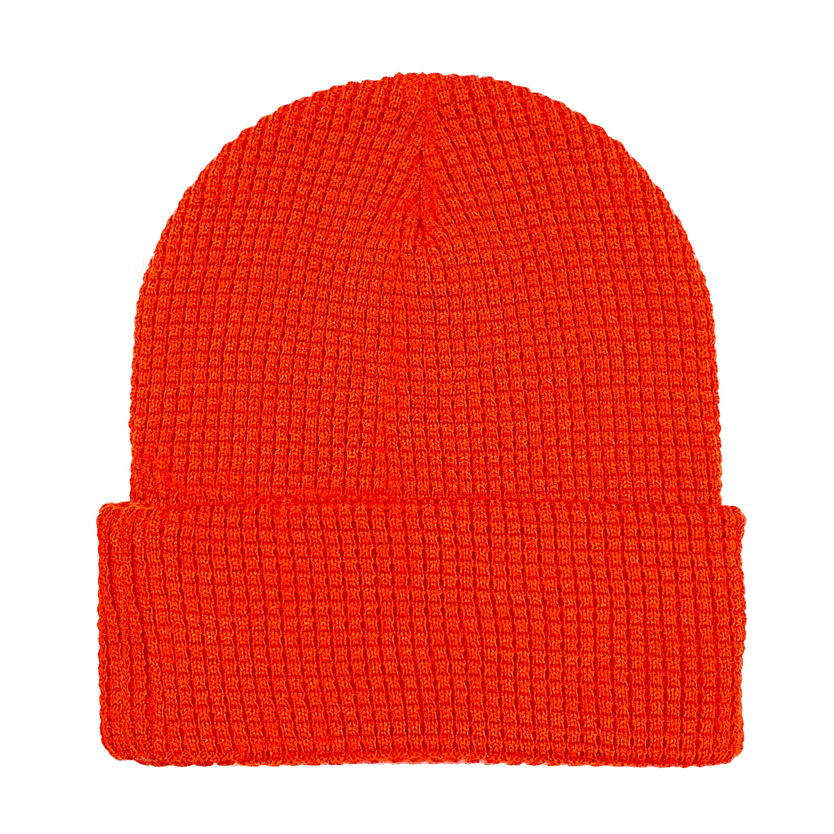 12" Waffle Knit Cuff Beanie - WK90