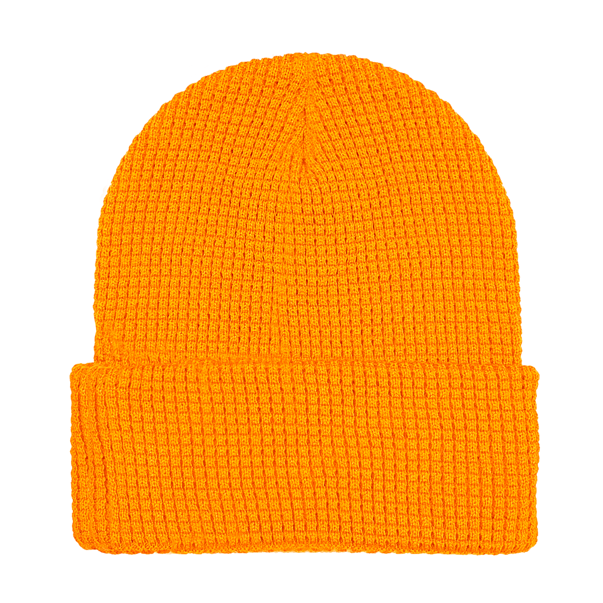 12" Waffle Knit Cuff Beanie - WK90